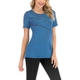 thumbnail image 1 of Niuer Women's Quick Dry Workout Tee Shirt Casual Loose Short Sleeve Blouse Running Workout Active Wear Tops, 1 of 6