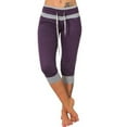 thumbnail image 1 of Niuer Womens Capris with Pocket Slim Workout Joggers Drawstring Sweatpants Lounge Pajama Capris Activewear, 1 of 2