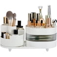 thumbnail image 1 of Niulife 2024 New Makeup Organiser,360 Make Up Organiser with 3 Layer Rotating Compartment,Makeup Organizer Storage Is Perfect for Dresser, Bathroom, Bedroom,Ivory,3 Layers, 1 of 7