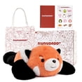 thumbnail image 1 of Niuniu Daddy Weighted Red Panda Stuffed Animal Set,20" Giant Anxiety Red Panda Plush Toy,3.3-Pound Sensory Large Plushies Body Pillow,Birthday Gift for Girls,Boys&Adults, Include Bag Sticker Car, 1 of 10