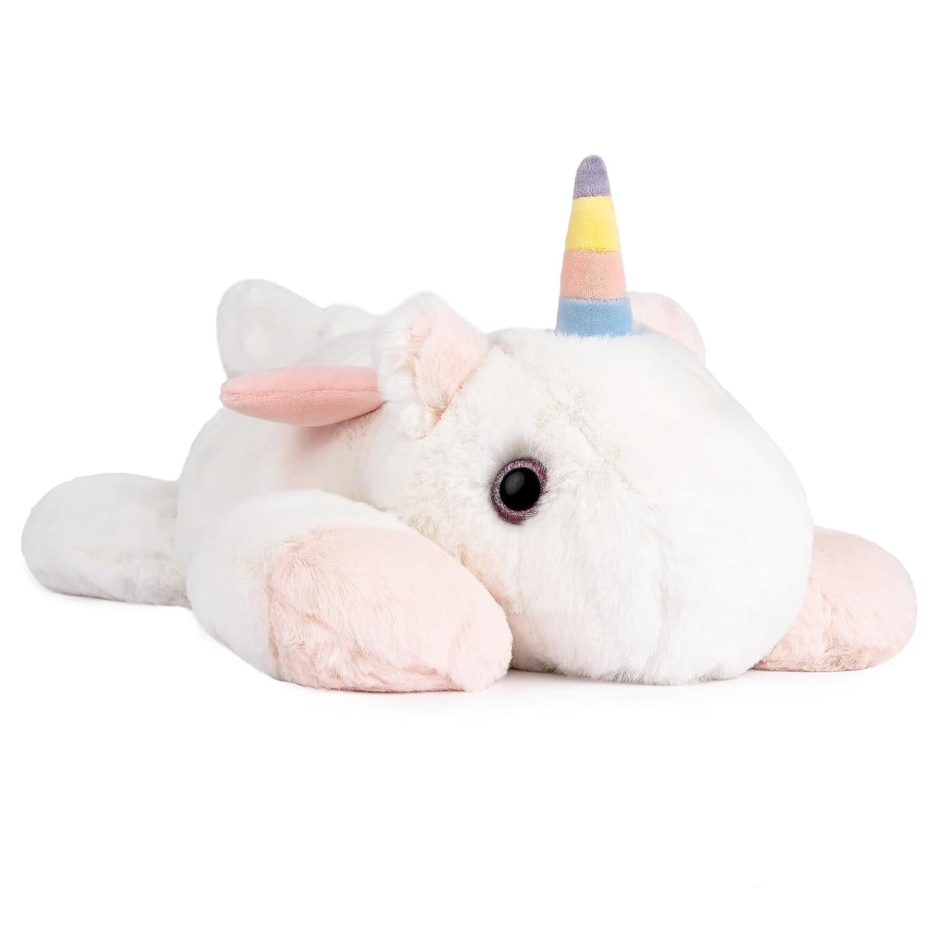 Niuniu Daddy 20" 3.3 lb Weighted Unicorn Stuffed Animal for Adults Kids, Giant Large Plush Toy, Soft Body Pillow for Sleeping, Huggable Gift for Everyday Comfort