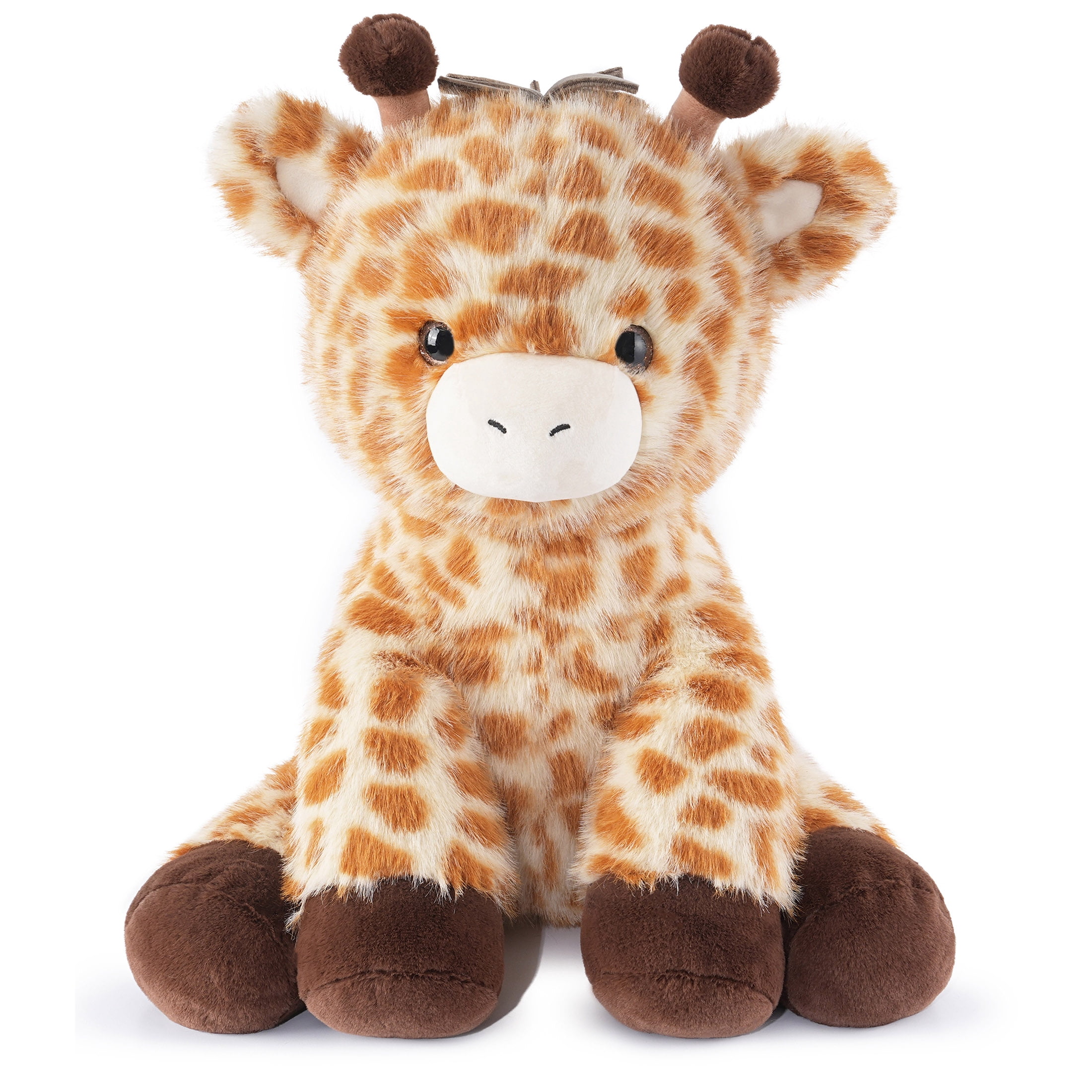 Niuniu Daddy Weighted Giraffe Stuffed Animal Giant 14" Giraffe Plush Toy Huggable Weighted Body Pillow Toy Gift for Kids & Adults Birthday Christmas
