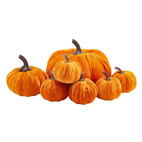 Niusricy Artificial Pumpkins Halloween Decorations Simulation Foam Pumpkins for Halloween Haunted House Home Decorations