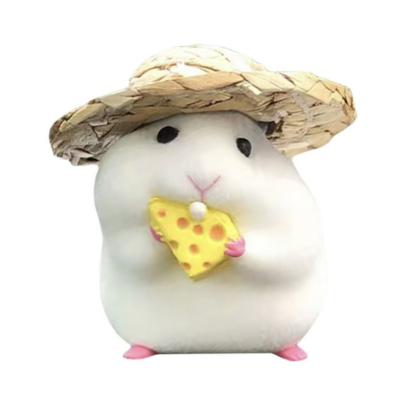 Niusricy Car Interior Decorations, Car Dashboard Decorations, Cute Foodie Hamster Shapes, Car Decorations, Home Decorations