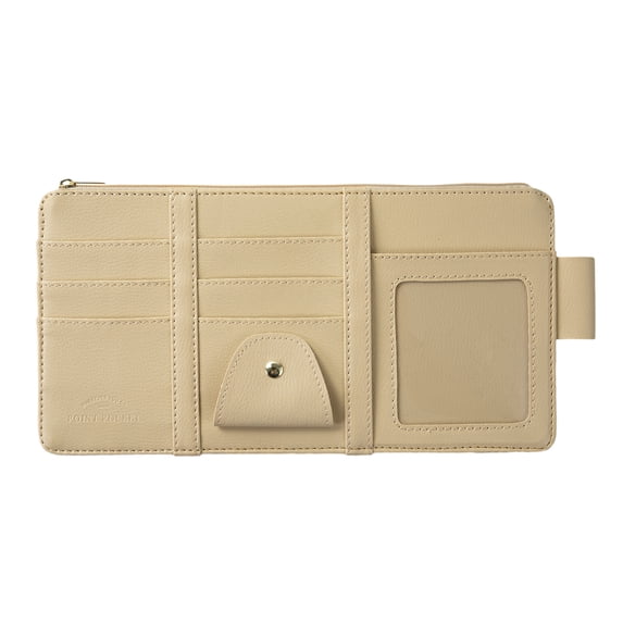 Niusricy Car Sun Visor Organizer, Sunglasses Holders for Auto Car Interior Storage Travel Document Holder with Multi Pocket