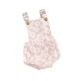 thumbnail image 1 of Niusricy Kids Toddler Girl Summer One-piece Overalls 3M 6M 9M 12M 18M 24M Infant Baby Sleeveless Jumpsuit Cute Daisy Print Romper for Newborn Fashion Casual Sweet Clothes for Daily Vacation, 1 of 8