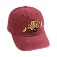 thumbnail image 1 of Niusricy Toddler Excavator Baseball Hat, Embroidery Adjustable Kids Baseball Hat, Toddler Boy Girl Birthday Gift, 1 of 5
