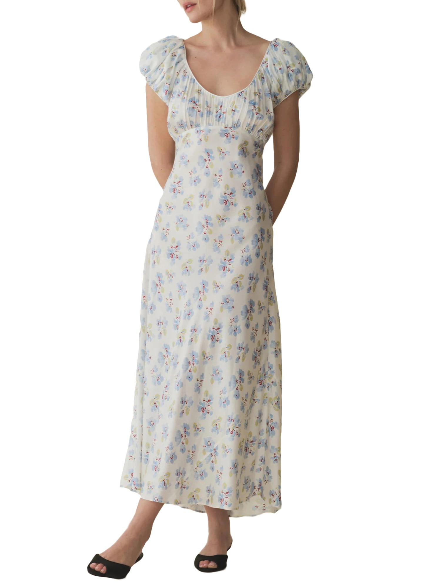a line midi dress pink ASTR the Label Bellamy Dress in Pink