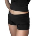 thumbnail image 1 of Niusricy Women Sexy Bodycon Shorts Ladies Low-Waist Shorts Fashion Elastic Waist Solid/Striped Shorts Bottom Summer Casual Comfy Shorts Lounge Streetwear for Bar Club, 1 of 5
