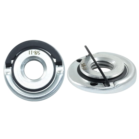Niuxa 2 PCS Grinder Quick Change Flange Locking Nut, Metal Angle Grinder Nuts with 5/8-11 Inch Thread for Replacement/Fixing Cutting Discs