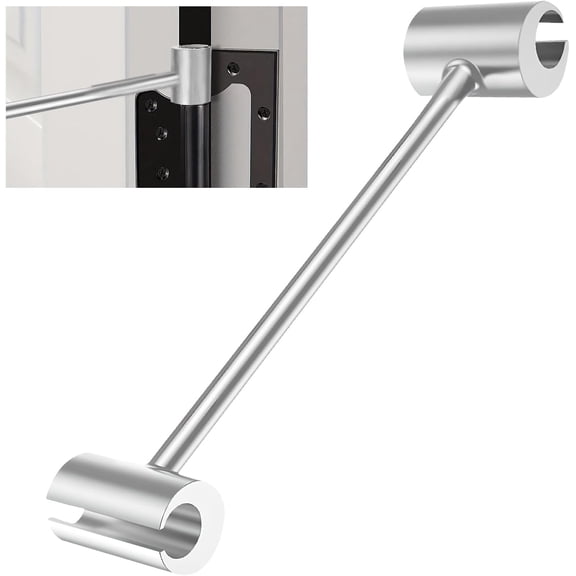 Niuxa Door Hinge Adjustment Tool, 14-19 mm Steel Hinge Gap Adjusting Wrench, Adjustable Door Spanner for Installation Residential Commercial (Small)