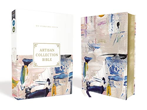 Pre-Owned NIV, Artisan Collection Bible, Leathersoft, Multi-color/Blue, Red Letter, Comfort Print, 9780310460589, 0310460581, Paperback,