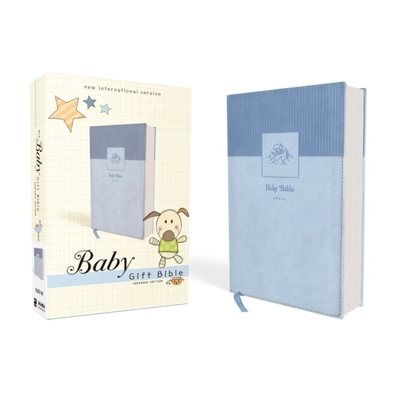 Niv, Baby Gift Bible, Holy Bible, Leathersoft, Blue, Red Letter, Comfort Print: Keepsake Edition, (Hardcover)