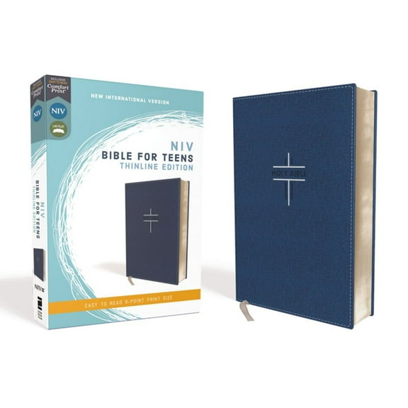 NIV Bible for Teens Thinline Red Letter Edition [Blue] (Hardcover)