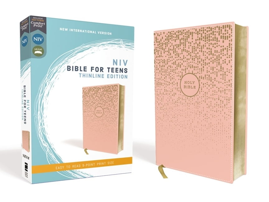 Niv, Bible for Teens, Thinline Edition, Leathersoft, Pink, Red Letter Edition, Comfort Print (Other)