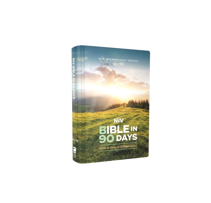 Niv, Bible in 90 Days, Hardcover: Cover to Cover in 12 Pages a Day, (Hardcover)