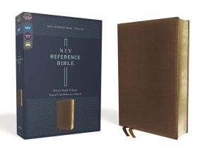 Pre-Owned NIV Deluxe Single-Column Reference Bible [Brown] (Paperback ...