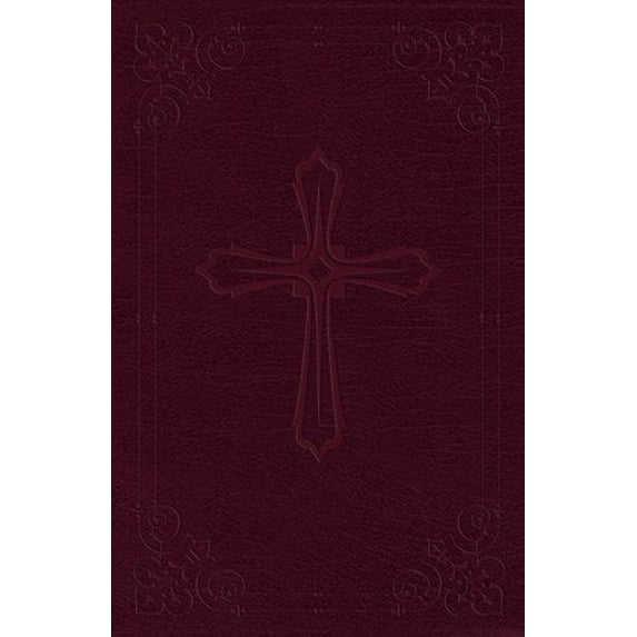 Pre-Owned NIV Compact Bible - Burgundy LeatherSoft w/ Cross, 9780310625995, 0310625998, Paperback,