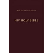 Niv, Holy Bible, Compact, Paperback, Burgundy, Comfort Print, Paperback