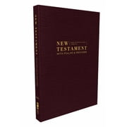 Niv, New Testament with Psalms and Proverbs, Pocket-Sized, Paperback, Burgundy, Comfort Print, (Paperback)