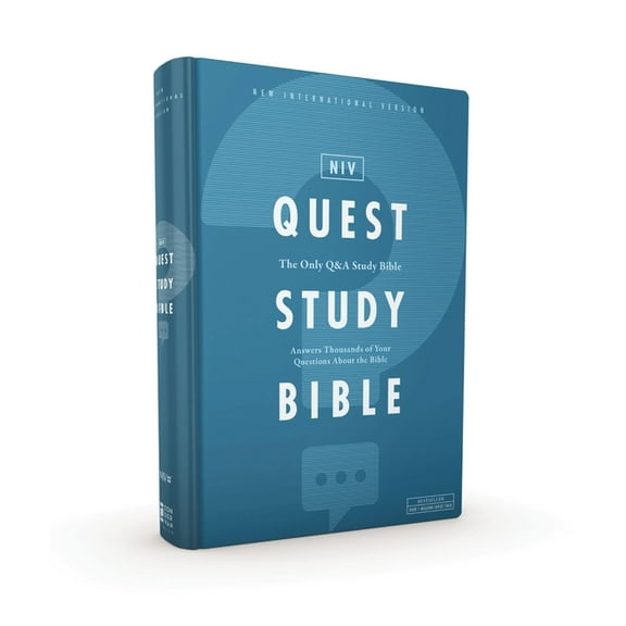 Niv, Quest Study Bible, Hardcover, Comfort Print: The Only Q and A Study Bible, (Hardcover)