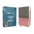 thumbnail image 1 of Niv, Quest Study Bible, Leathersoft, Gray/Pink, Thumb Indexed, Comfort Print: The Only Q and A Study Bible, (Hardcover), 1 of 9