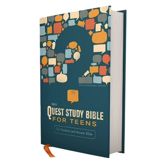 Niv, Quest Study Bible for Teens, Hardcover, Navy, Comfort Print: The Question and Answer Bible, (Hardcover)