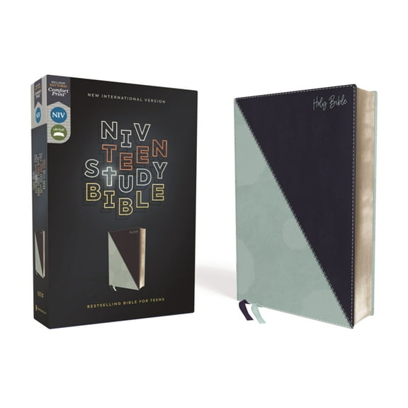 Niv, Teen Study Bible (for Life Issues You Face Every Day), Leathersoft, Teal, Comfort Print, (Hardcover)