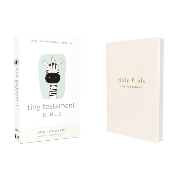 Niv, Tiny Testament Bible, New Testament, Leathersoft, White, Comfort Print, (Hardcover)