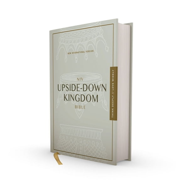 Niv, Upside-Down Kingdom Bible, Hardcover, Gray, Comfort Print: Think Deeply // Love Widely, (Hardcover)