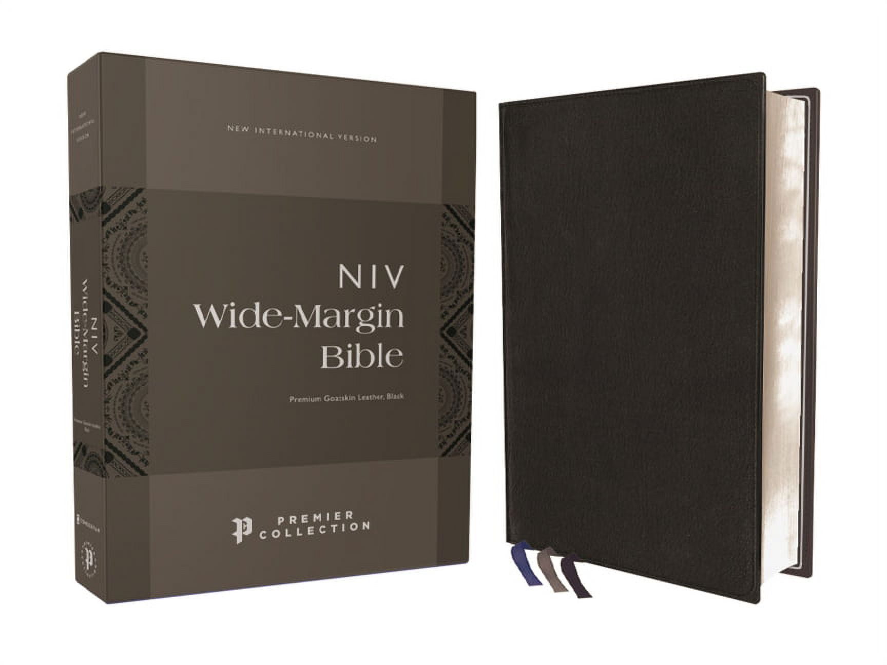 Niv, Wide Margin Bible (a Bible That Welcomes Note-Taking), Premium ...