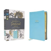 Niv, Womens Devotional Bible by Women, for Women, Large Print, Leathersoft, Teal, Comfort Print, Hardcover