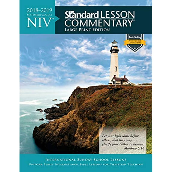 Pre-Owned Niv(r) Standard Lesson Commentary(r) Large Print Edition 2018-2019 Paperback