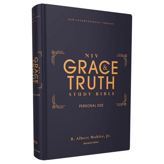Niv, the Grace and Truth Study Bible (Trustworthy and Practical Insights), Personal Size, Hardcover, Red Letter, Comfort, (Hardcover)