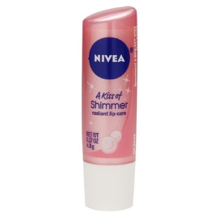 Nivea A Kiss of Shimmer Lip Care Stick - Pearly Shimmer (Pack of 4)