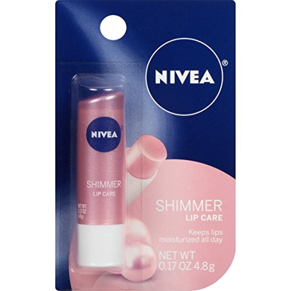 Nivea A Kiss of Shimmer Lip Care Stick Pearly Shimmer (Pack of 6