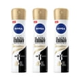 thumbnail image 1 of Nivea Black & White Invisible Silky Smooth 48H Anti-Perspirant Spray 150Ml (Pack Of 3), 1 of 1