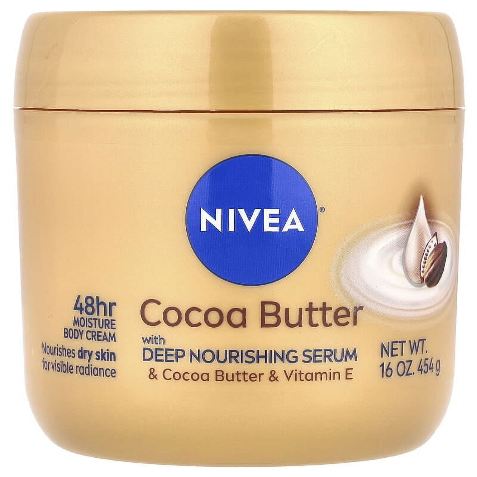 ニベアクリーム　ココアバター　　439g Nivea, Body Cream, Cocoa Butter, 15.5 oz (439 g) Pack of 2