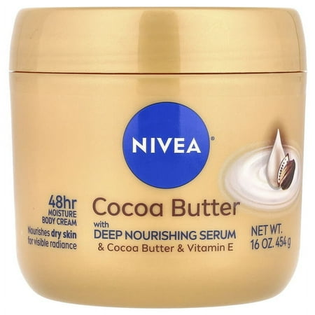 Nivea, Body Cream, Cocoa Butter, 15.5 oz (439 g) Pack of 2