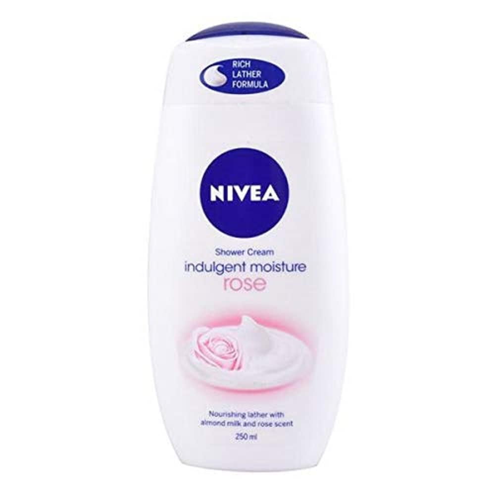 Nivea Caring Shower Cream Indulgent Moisture Rose 250ml 2 PACK