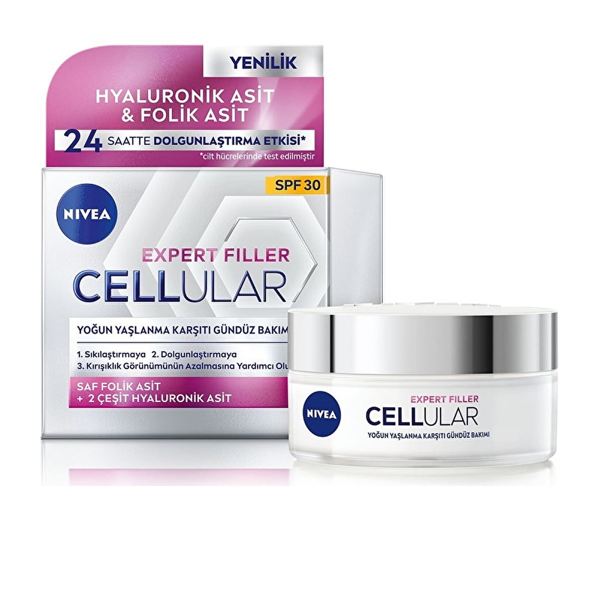 NIVEA, Cellular Filler Firming Day Face Cream SPF 30, 50 ml