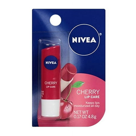 Nivea Lip Care Cherry 0.17oz, Pack of 3