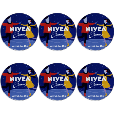 Nivea Creme Tin Trial Size, 1 oz, 6 Pack