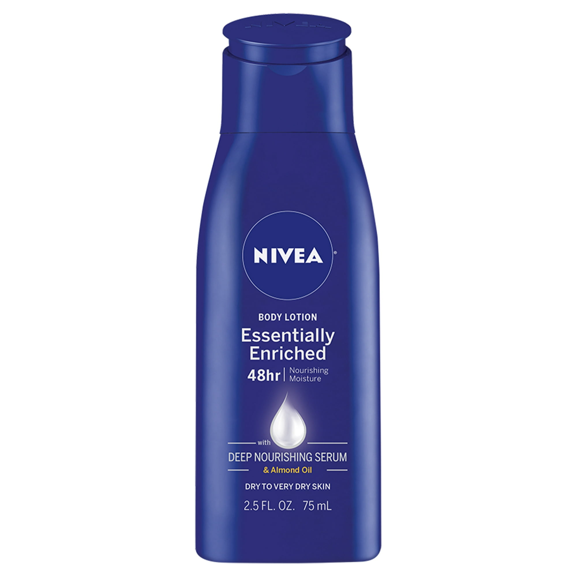 Nivea Essentially Enriched Body Lotion, Travel Size, 2.5 Oz, 2 Pack