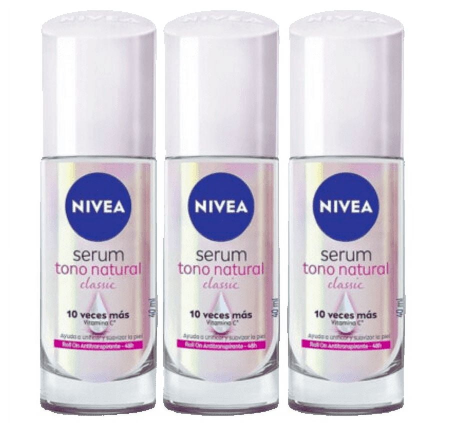 NIVEA Extra Antiperspirant Deodorant Roll On 40ml, 3 Bottles