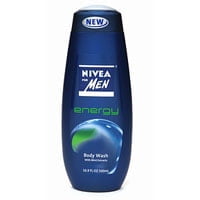 Nivea For Men Body Wash, Energy - 16.9 Oz
