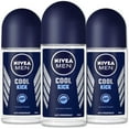 thumbnail image 1 of Nivea for Men Cool Kick Anti-Transpirant Deodorant ROLL-ON, 50 ML / 1.7 OZ PACK OF 3, 1 of 3