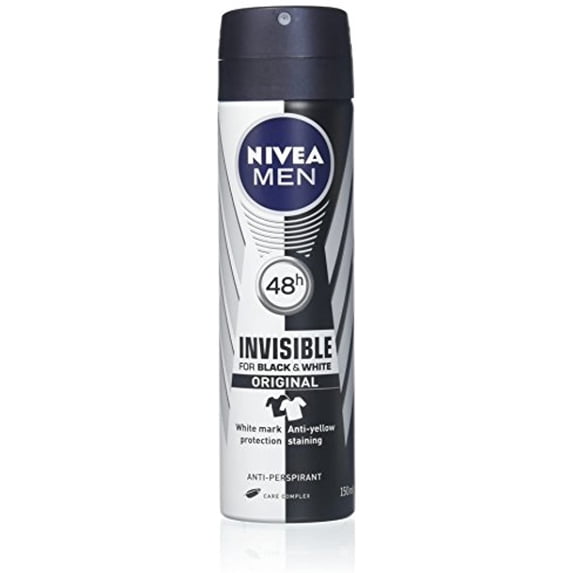 Nivea For Men Invisible Power Anti-Perspirant Spray 150Ml (6 Pack)