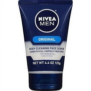 Nivea for Men Deep Cleaning Face Scrub, 4.4-Oz. Tubes (Pack of 4)