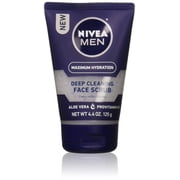 Nivea For Men Original, Deep Cleaning Face Scrub 4.4 Oz Pack Of 2